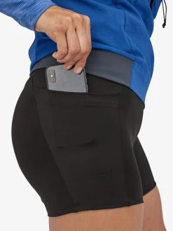 Patagonia Women's Endless Run Shorts - Black -Yogamatters Patagonia Women s Endless Run Shorts 1 Black