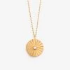 Wanderlust Life Pearl Sundial Necklace - Gold -Yogamatters PearlSundialNecklace