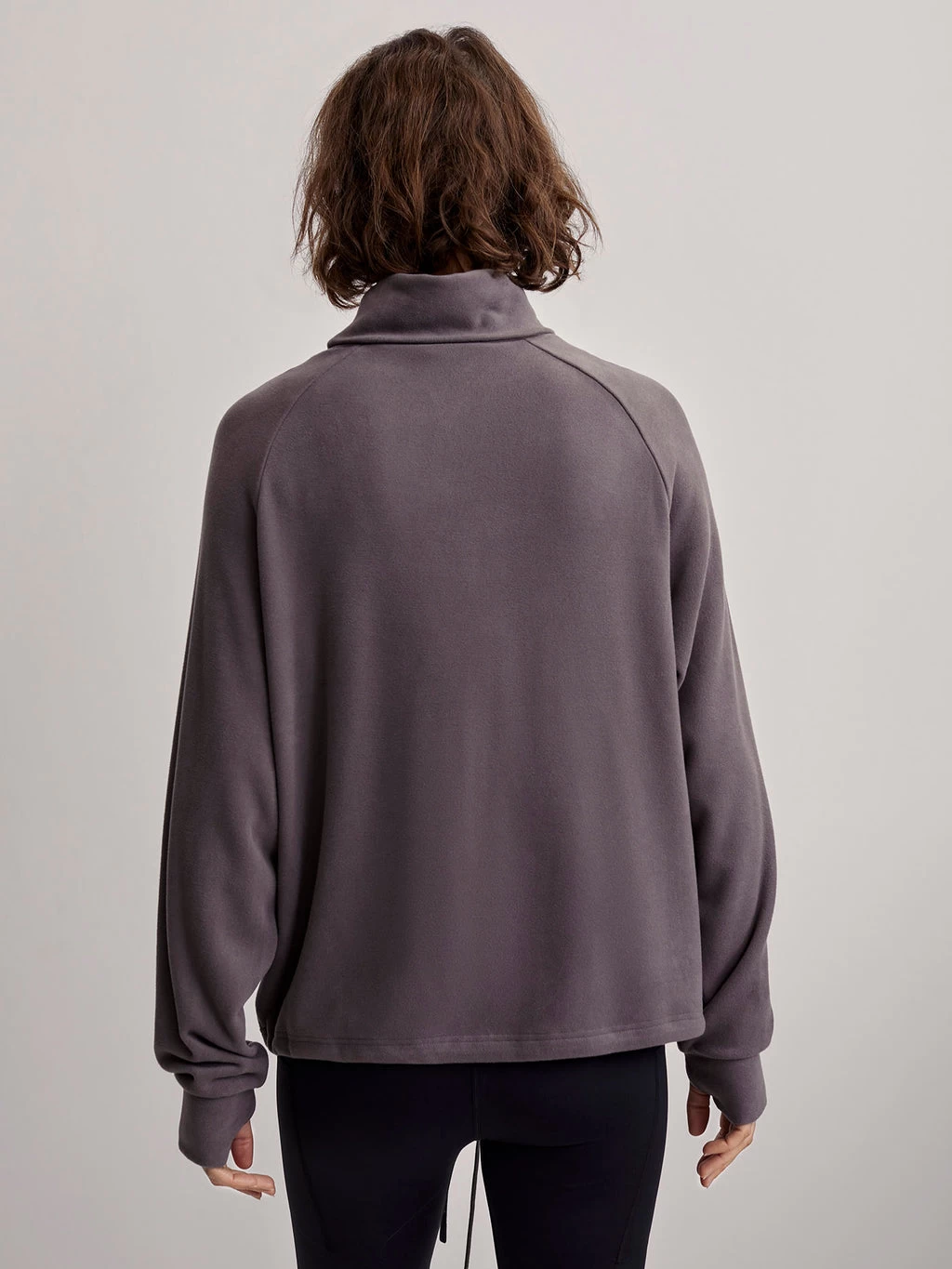 Varley Portland High Neck Midlayer - Deep Charcoal - Image 3