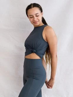 Yogamatters Eco Blend Vest Top - Graphite