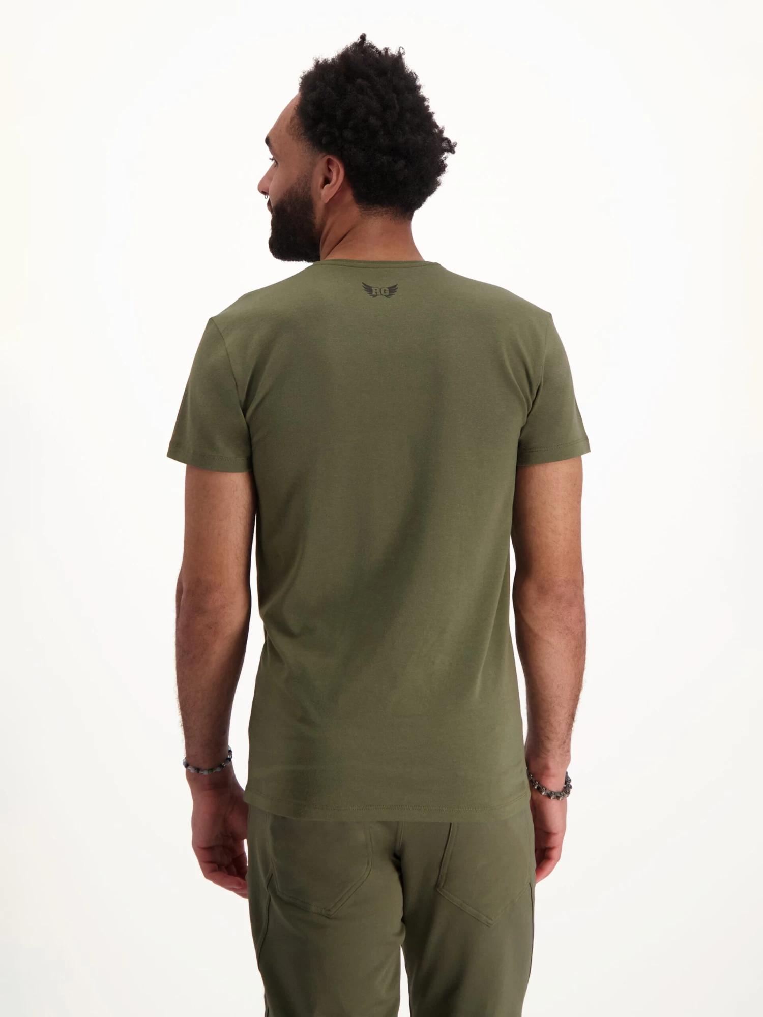Renegade Guru Moksha Zen Tee - Olive Green 4 Renegade Guru Moksha Zen Tee - Olive Green - Image 2
