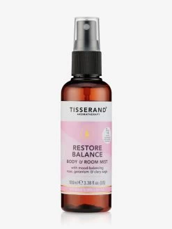 Tisserand Restore Balance Body & Room Mist 7 Tisserand Restore Balance Body & Room Mist -Yogamatters Restore Balance Body and Room Mist Front 1300x1300 Web