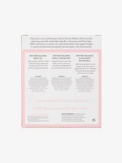 Tisserand Restore Balance Discovery Kit -Yogamatters Restore Balance Discovery Kit Back 1300x1300 web