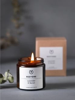 Yogamatters Restore Soy Wax Candle - Lavender + Neroli