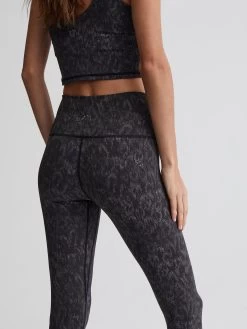 Varley Let's Go High Rise Legging 25 - Monochrome Cheetah