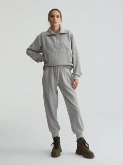 Varley Ascot Sweat Pant - Sage Heather Marl