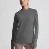 Varley Bradford Active Top - Charcoal Marl 1 Varley Bradford Active Top - Charcoal Marl -Yogamatters SH85 D1 BRADFORD ACTIVE TOP Charcoal MARL VAR00947 043