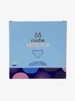 &Sisters Nudie Re-usable Period Pants - Black -Yogamatters Sisters nudie Re usable 4 Period Pants Black