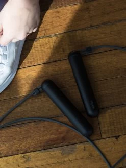 Tangram Smart Skipping Rope - Rookie -Yogamatters Smart Rope Rookie Black 1