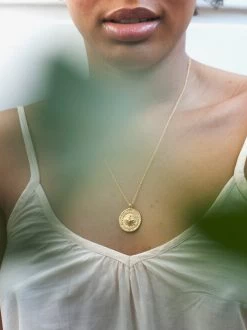 Goddess Charms Sun God Pendant Necklace - Gold 10 Goddess Charms Sun God Pendant Necklace - Gold -Yogamatters Sun God Pendant 1