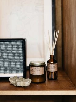 P.F. Candle Co 7.2oz Soy Candle - Teakwood & Tobacco -Yogamatters Teakwood TobaccoCollection4 1 1