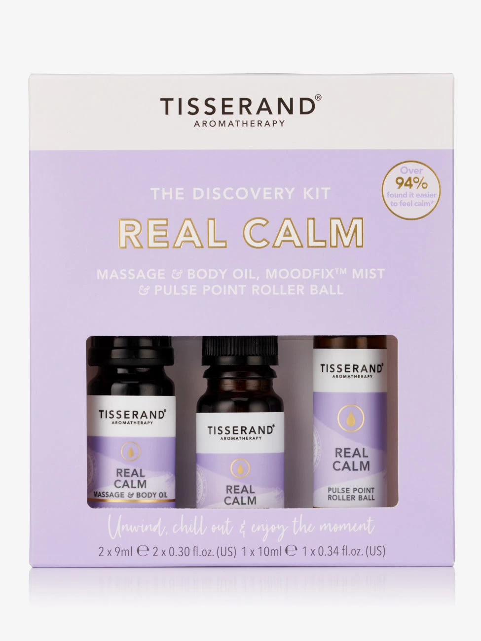 Tisserand Real Calm Discovery Kit 3 Tisserand Real Calm Discovery Kit