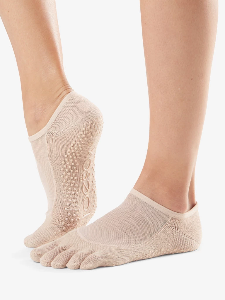 ToeSox Grip Full Toe Luna - Nude 3 ToeSox Grip Full Toe Luna - Nude