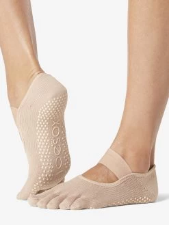 ToeSox Grip Full Toe Mia - Nude