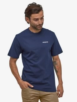 Patagonia P-6 Logo Responsibili-Tee - Classic Navy
