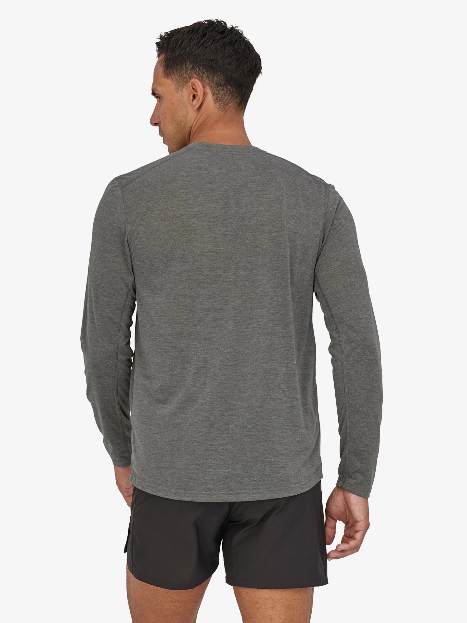 Patagonia Long Sleeve Cap Cool Trail Shirt - Forge Grey 4 Patagonia Long Sleeve Cap Cool Trail Shirt - Forge Grey - Image 2