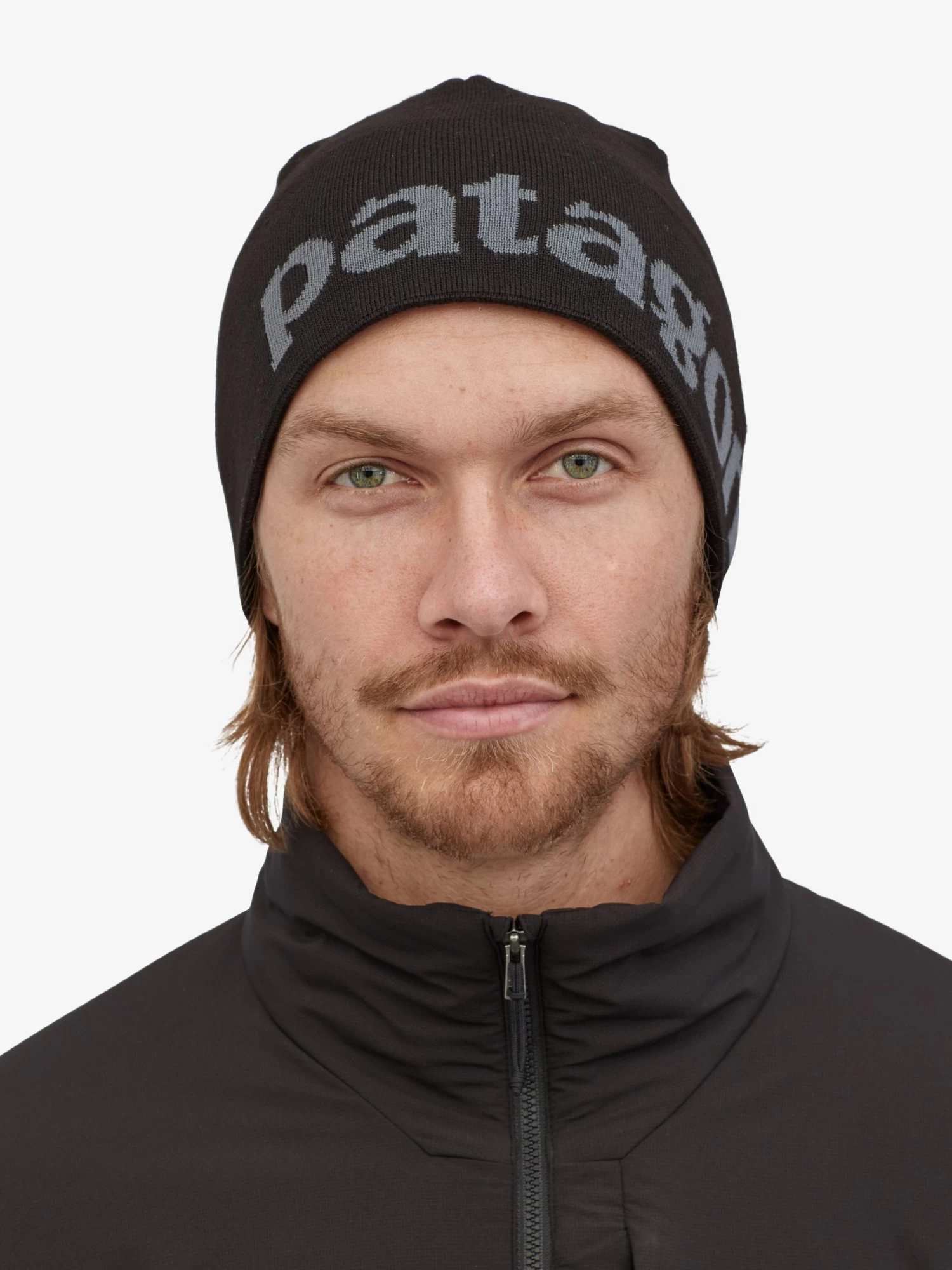 Patagonia Beanie Hat - Logo Black 3 Patagonia Beanie Hat - Logo Black