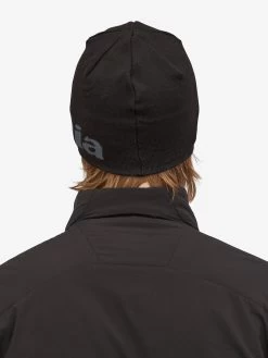 Patagonia Beanie Hat - Logo Black 8 Patagonia Beanie Hat - Logo Black -Yogamatters WBS21 28860 LGBK CS2