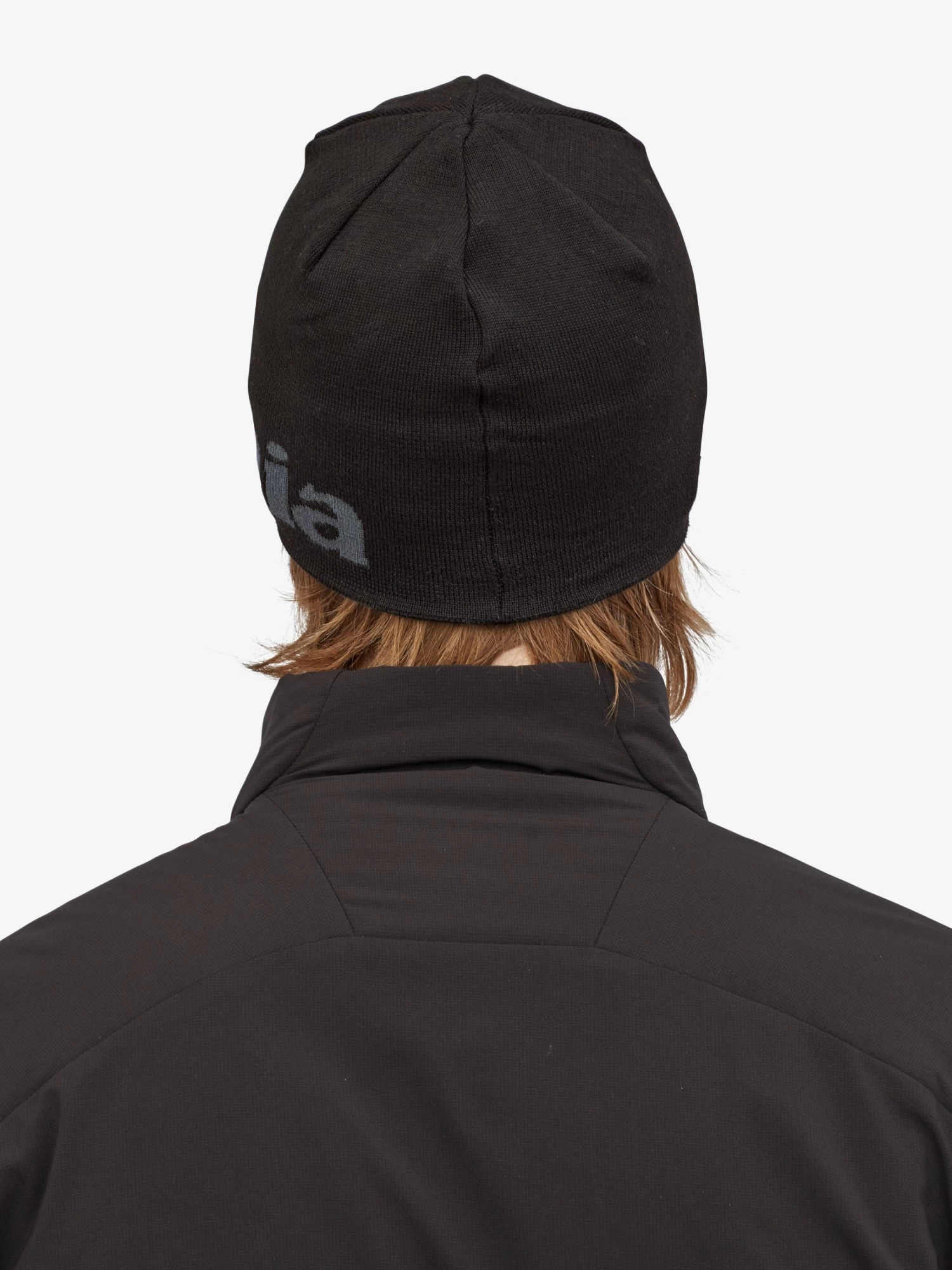 Patagonia Beanie Hat - Logo Black 5 Patagonia Beanie Hat - Logo Black - Image 3