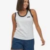 Patagonia P-6 Label Organic Tank - White 2 Patagonia P-6 Label Organic Tank - White -Yogamatters WBS22 37578 WHI KR1