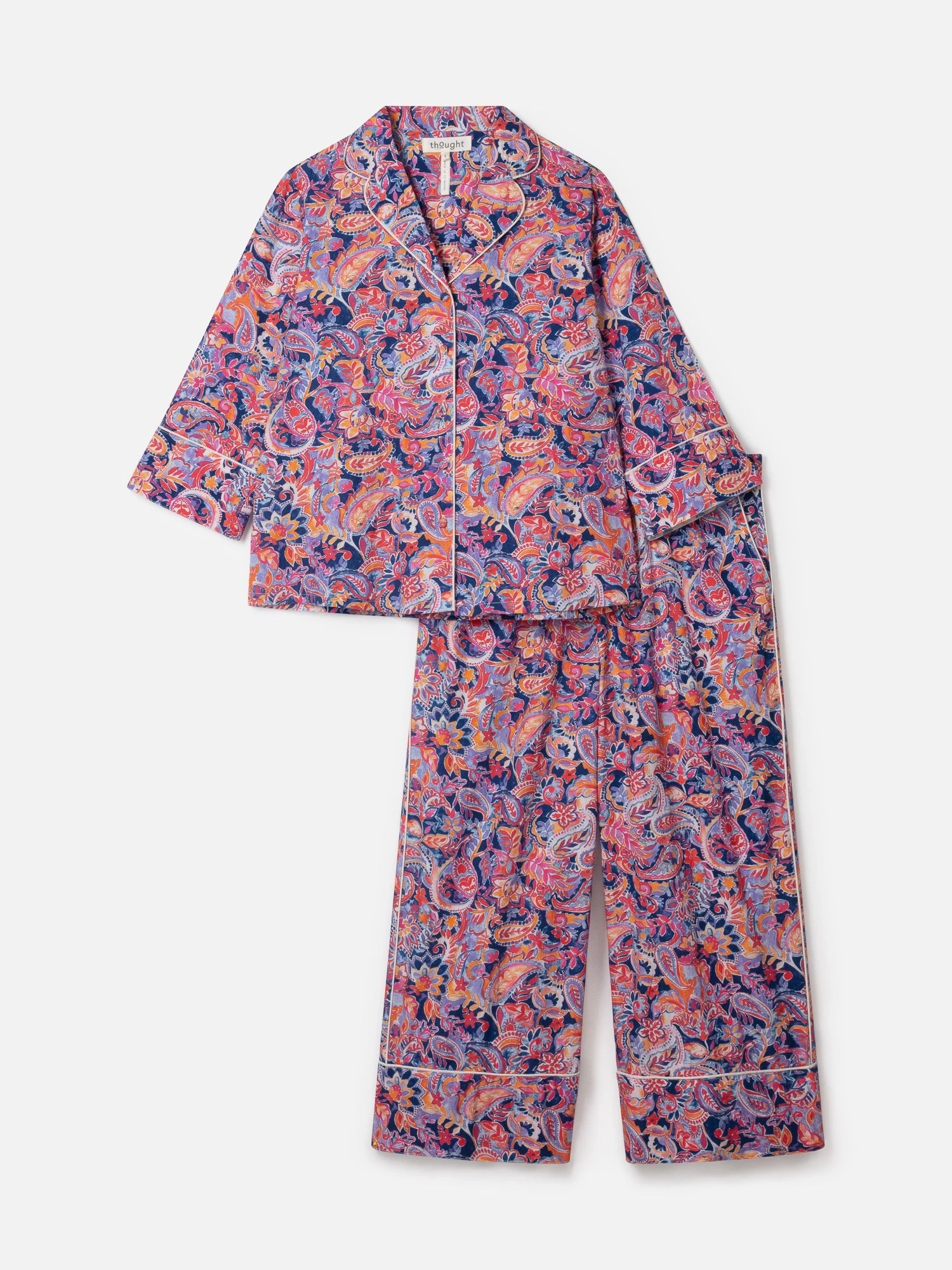 Thought Adina Organic Cotton Pyjama Set In A Bag - Multi 8 Thought Adina Organic Cotton Pyjama Set In A Bag - Multi - Image 6