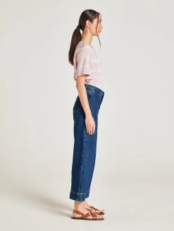 Thought Fairtrade Organic Cotton Tie Dyed T-Shirt - Orchid Pink -Yogamatters WST7095 Fairtrade Organic Cotton Tie Dyed T Shirt Orchid Pink 4