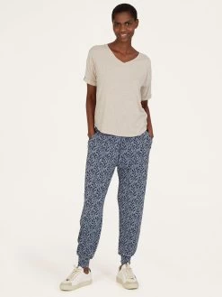 Thought Marlee Printed Dashka Loungepant - Navy