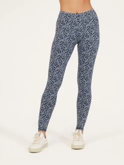 Yogamatters 35 Thought Marlee Printed Leggings - Navy