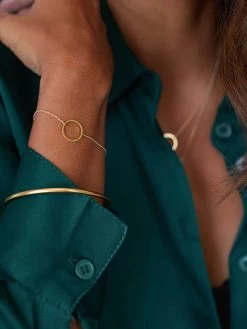 Wanderlust Life Unity Bracelet - Gold -Yogamatters Wanderlust Life Unity Bracelet 2 Gold