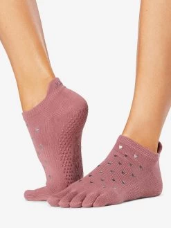 ToeSox Grip Full Toe Low Rise Tough Love