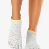 ToeSox Tec Grip Full Toe Low Rise - Wildflower Space Dye -Yogamatters YTOEWTLRTWILDFLOWERS 2