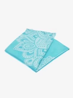 Yoga Design Lab Mat Towel - Mandala Turquoise -Yogamatters Yoga Mat Towel 4 Mandala Turquoise
