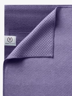 Yogamatters The Grippy Yoga Mat Towel 13 Yogamatters The Grippy Yoga Mat Towel -Yogamatters Yogamatters Gripy Yoga Mat Towel Fig With Mat