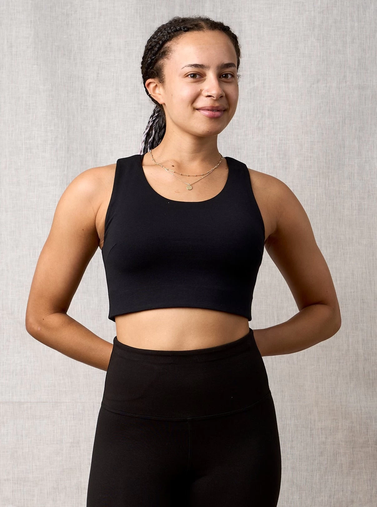 Yogamatters Crop Top - Black 3 Yogamatters Crop Top - Black