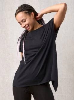 Yogamatters Open Back T-Shirt - Black