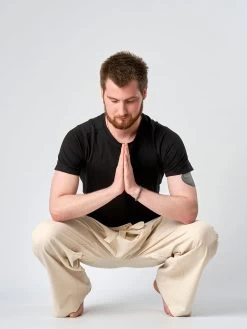 Yogamatters Thai Fisherman's Organic Cotton Trousers - Natural - Tall 7 Yogamatters Thai Fisherman's Organic Cotton Trousers - Natural - Tall -Yogamatters Yogamatters Thai Session 19 May 20229425