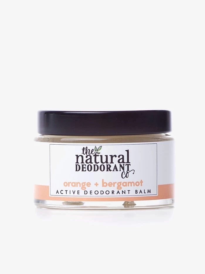 Natural Deodorant Co 55g Active Deodorant Balm - Orange + Bergamot 3 Natural Deodorant Co 55g Active Deodorant Balm - Orange + Bergamot