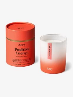 Aery Aromatherapy Candle - Positive Energy -Yogamatters ae0006 positiveenergyaromatherapy 200gcandle 1ws hi