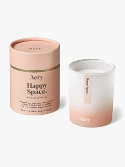 Aery Aromatherapy Candle - Happy Space -Yogamatters aery aromatherapy candle happy space 1