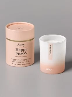 Aery Aromatherapy Candle - Happy Space -Yogamatters aery aromatherapy candle happy space