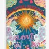 Liberty All You Need Is Love Handmade Embroidered Journal -Yogamatters all you need is love