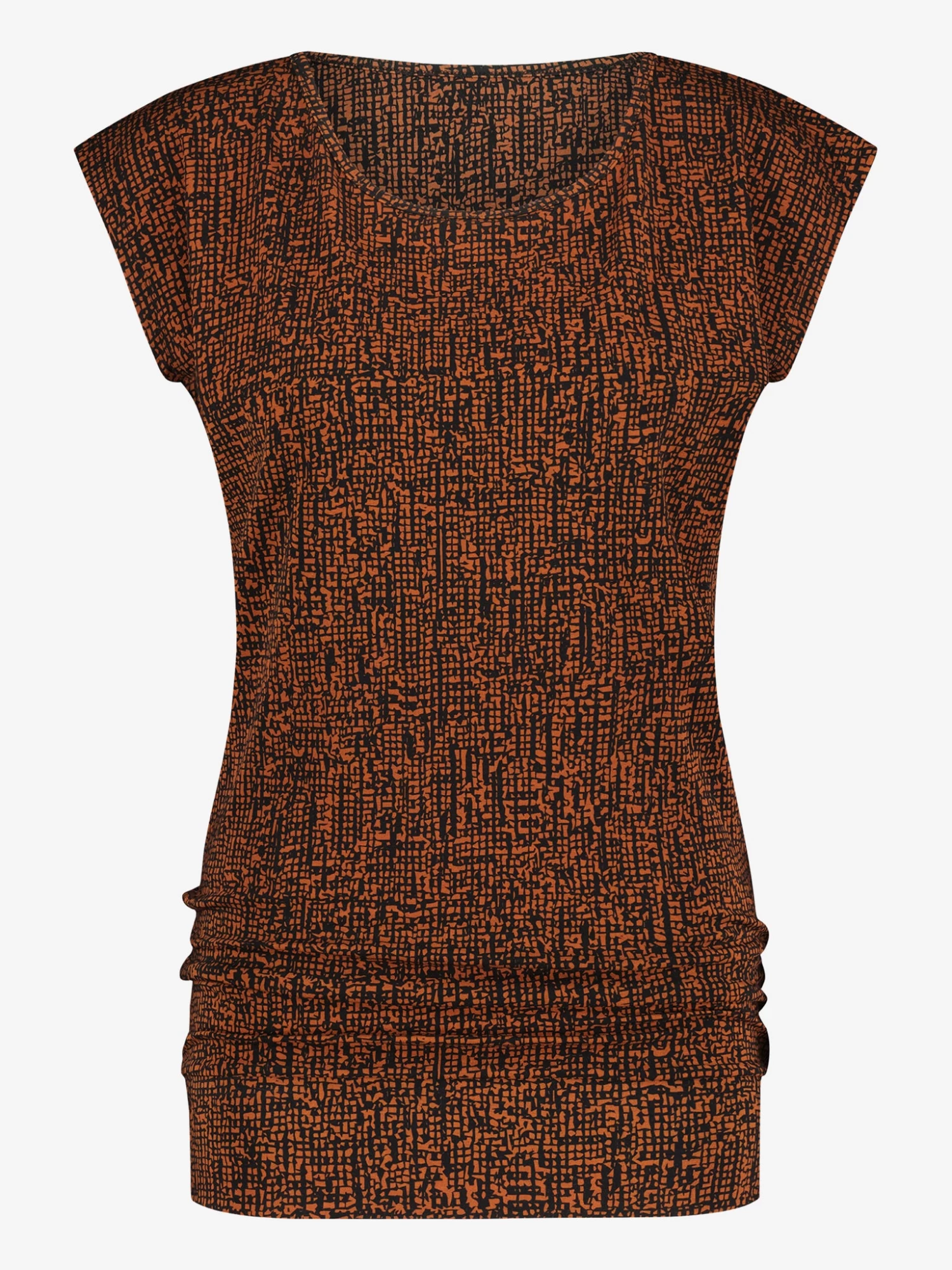 Urban Goddess Asana Tee - Matrix Mocca 5 Urban Goddess Asana Tee - Matrix Mocca - Image 3