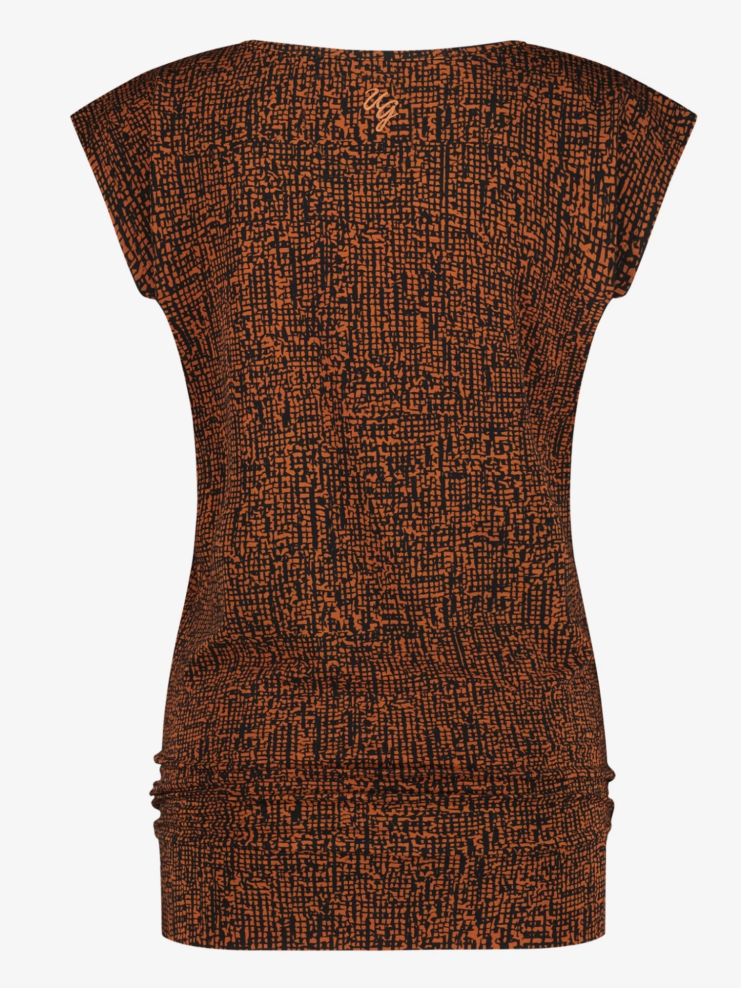 Urban Goddess Asana Tee - Matrix Mocca 6 Urban Goddess Asana Tee - Matrix Mocca - Image 4