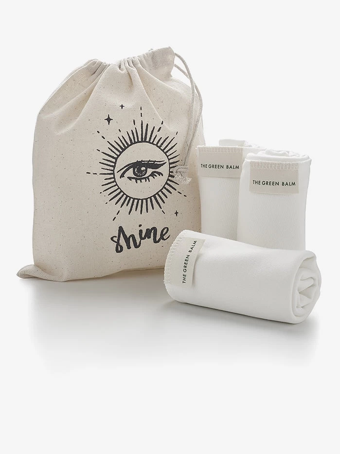 MOA Shine Bamboo Cleansing Cloth Trio 3 MOA Shine Bamboo Cleansing Cloth Trio