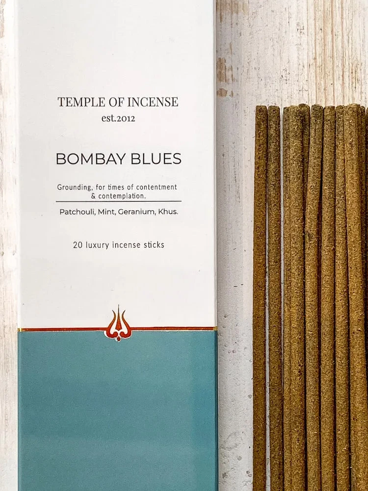 Temple Of Incense - Bombay Blues Incense Sticks 3 Temple Of Incense - Bombay Blues Incense Sticks