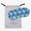 Spritz Wellness Liberty Print Aromatherapy Eye Mask - Caesar Blue -Yogamatters caesar blue with eye mask w bag