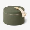 Paddywax Cypress & Fir Ceramic Candle With Lid - Dark Green -Yogamatters cypress fir stcicks 2 incense