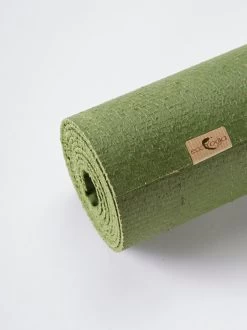 EcoYoga Jute Mat -Yogamatters ecoyoga jute mat green detail 4