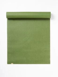 EcoYoga Jute Mat -Yogamatters ecoyoga jute mat green flat roll 3 1