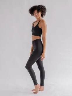Girlfriend Collective Float High Rise Leggings - Black -Yogamatters float leggings black 3